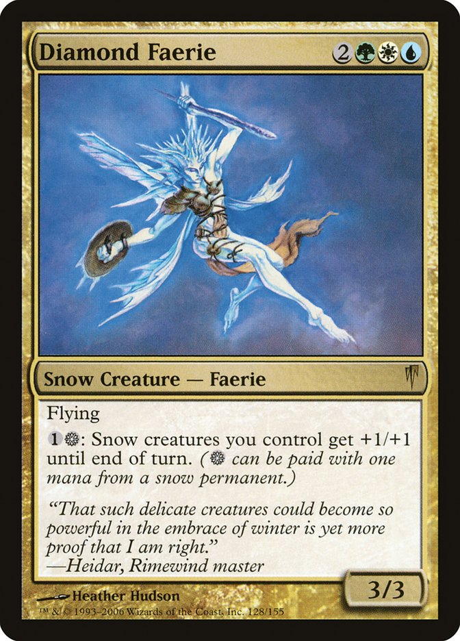 Diamond Faerie 128 (Coldsnap)  - Foil | Good Games Adelaide SA