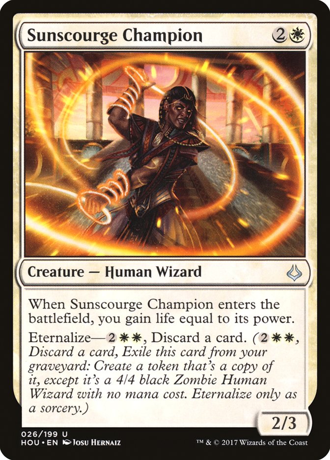 Sunscourge Champion 26 (Hour of Devastation)  - Foil | Good Games Adelaide SA