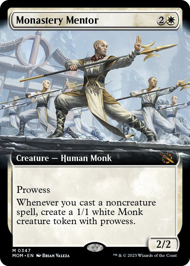 Monastery Mentor 347 (March of the Machine)  - Extended Art Foil | Good Games Adelaide SA