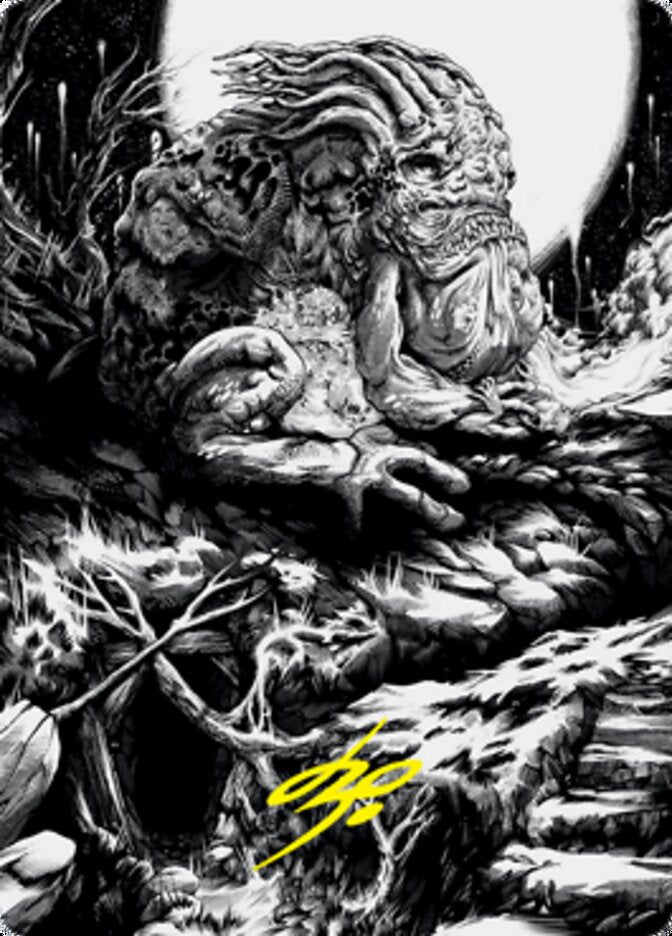 Grolnok, the Omnivore Art Card [Innistrad: Crimson Vow Art Series] | Good Games Adelaide SA