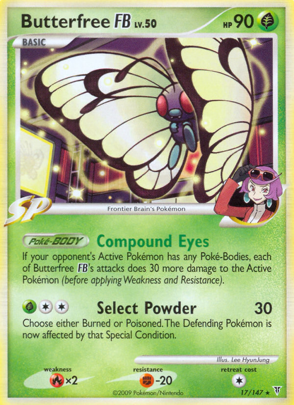 Butterfree FB (17/147) [Platinum: Supreme Victors] | Good Games Adelaide SA