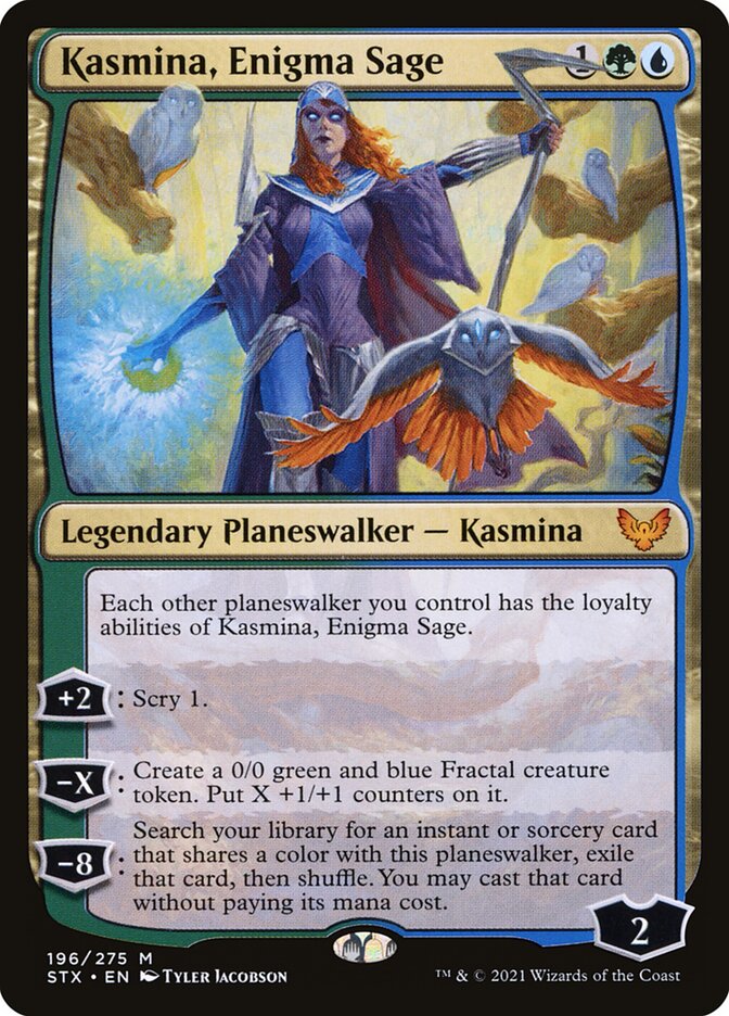 Kasmina, Enigma Sage 196 (Strixhaven: School of Mages)  - Foil | Good Games Adelaide SA