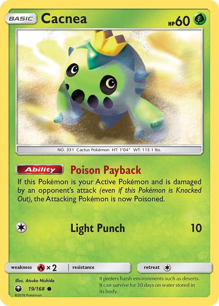 Cacnea 19/168 (SM - Celestial Storm)  | Good Games Adelaide SA