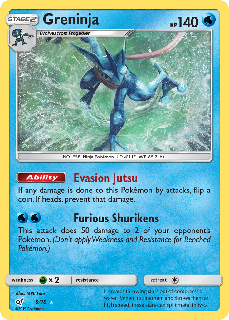 Greninja (9/18) [Sun & Moon: Detective Pikachu] | Good Games Adelaide SA