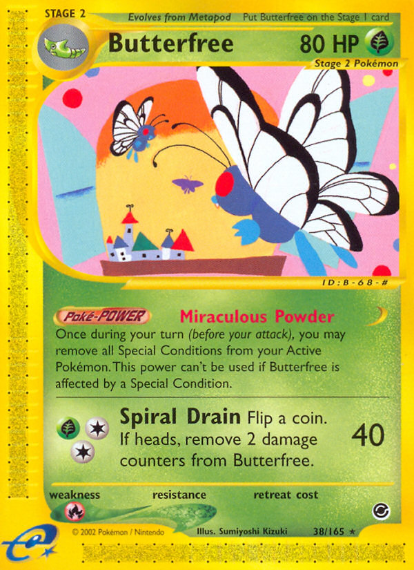 Butterfree (38/165) [Expedition: Base Set] | Good Games Adelaide SA