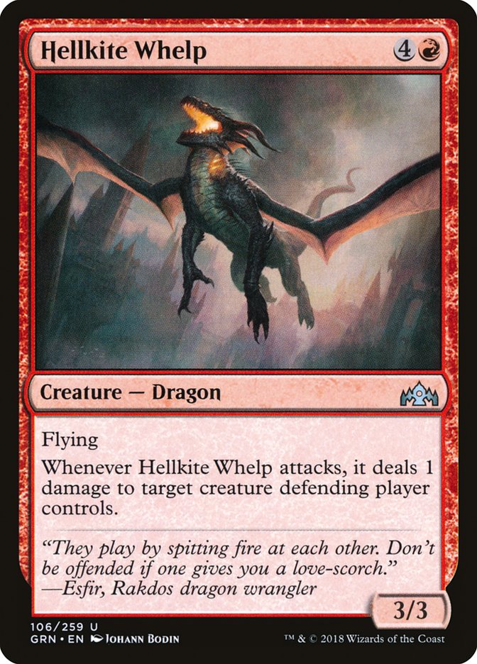 Hellkite Whelp 106 (Guilds of Ravnica)  | Good Games Adelaide SA