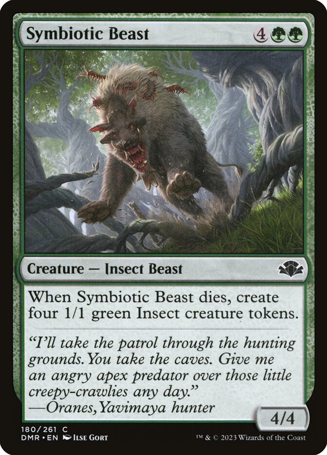 Symbiotic Beast 180 (Dominaria Remastered)  - Foil | Good Games Adelaide SA