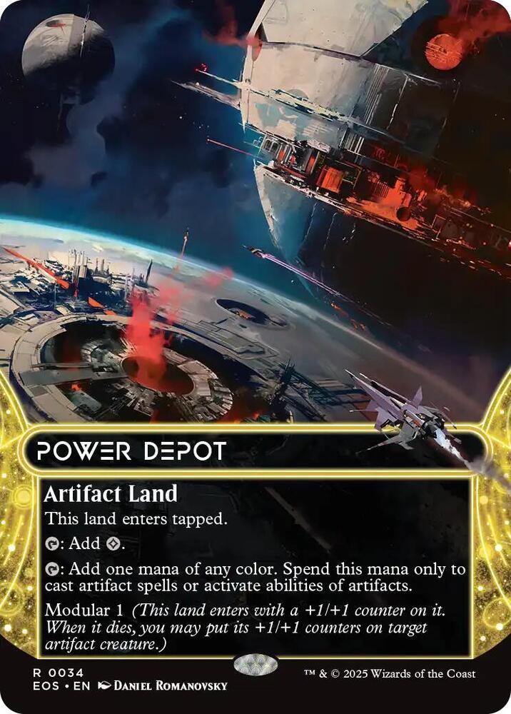Power Depot  34/0 (Edge of Eternities: Stellar Sights)  - Borderless | Good Games Adelaide SA