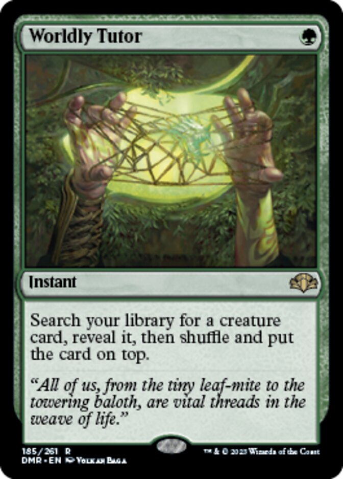 Worldly Tutor [Dominaria Remastered] | Good Games Adelaide SA