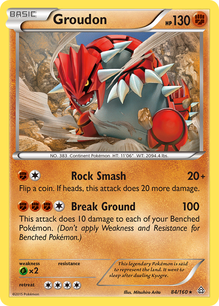 Groudon (84/160) [XY: Primal Clash] | Good Games Adelaide SA