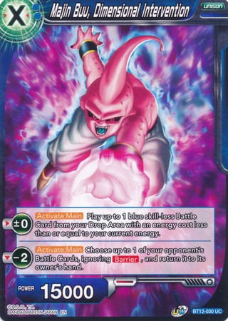 Majin Buu, Dimensional Intervention [BT12-030] | Good Games Adelaide SA