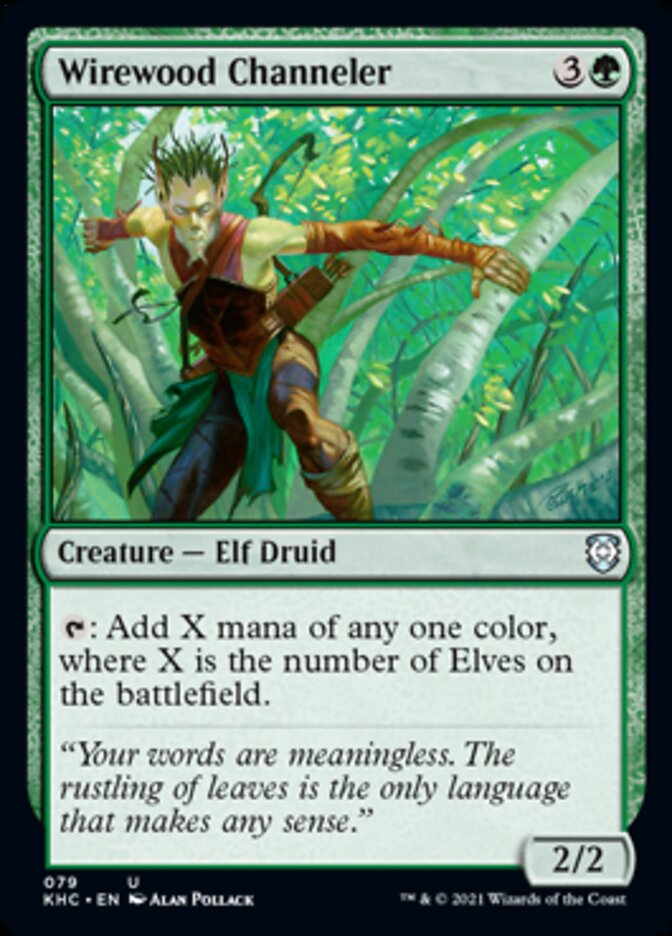 Wirewood Channeler [Kaldheim Commander] | Good Games Adelaide SA