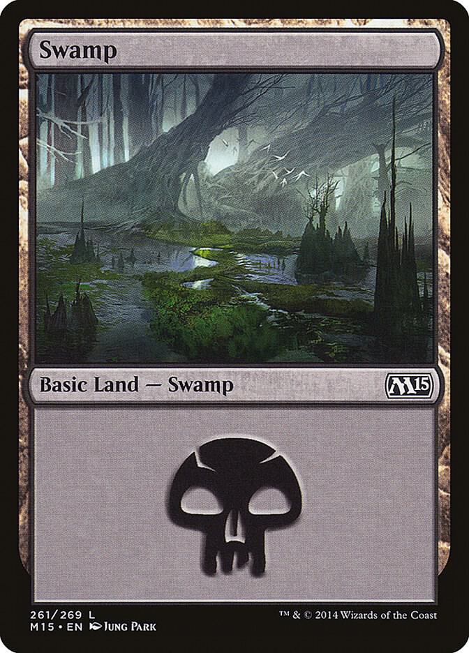 Swamp 261 (Magic 2015 (M15))  - Foil | Good Games Adelaide SA