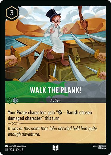 Walk the Plank 118/204 (Reign of Jafar)  - Cold Foil | Good Games Adelaide SA