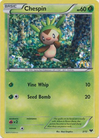 Chespin (2/12) [McDonald's Promos: 2014 Collection] | Good Games Adelaide SA