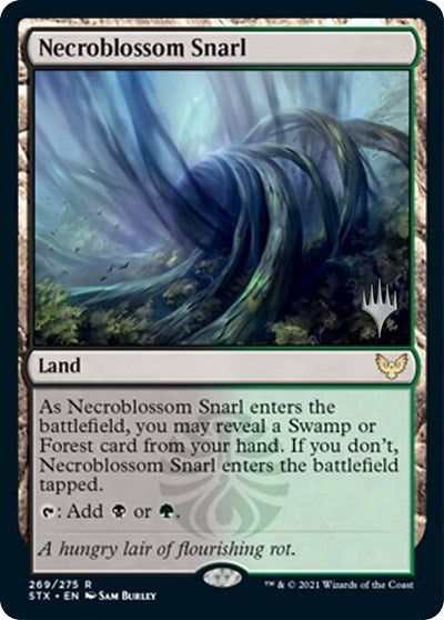 Necroblossom Snarl (Promo Pack) [Strixhaven: School of Mages Promos] | Good Games Adelaide SA