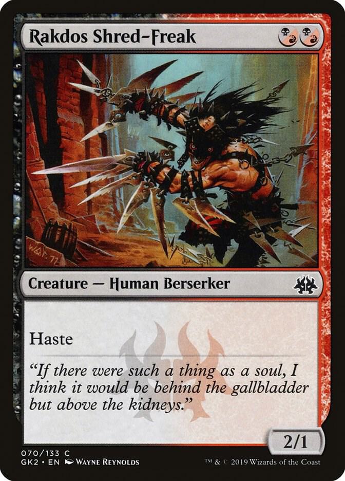 Rakdos Shred-Freak 70 (Ravnica Allegiance: Guild Kits)  | Good Games Adelaide SA