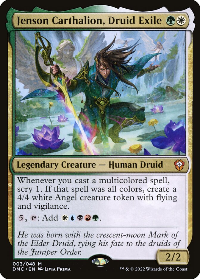 Jenson Carthalion, Druid Exile 3 (Commander: Dominaria United)  - Foil | Good Games Adelaide SA