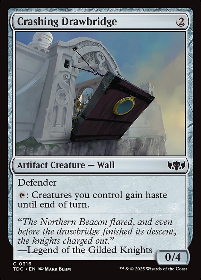 Crashing Drawbridge 316 (Commander: Tarkir: Dragonstorm)  | Good Games Adelaide SA