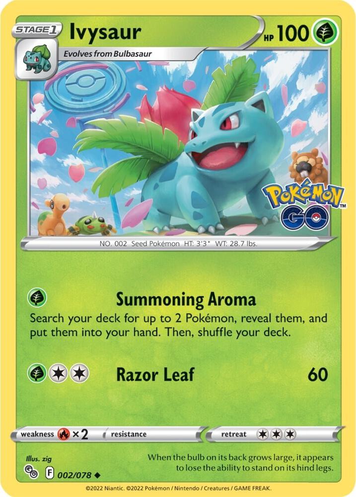 Ivysaur 002/078 (Pokemon GO)  | Good Games Adelaide SA