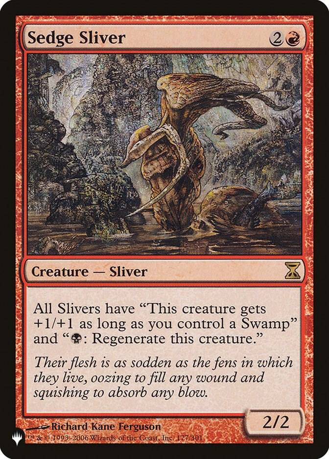 Sedge Sliver 177/301 (The List Reprints)  | Good Games Adelaide SA