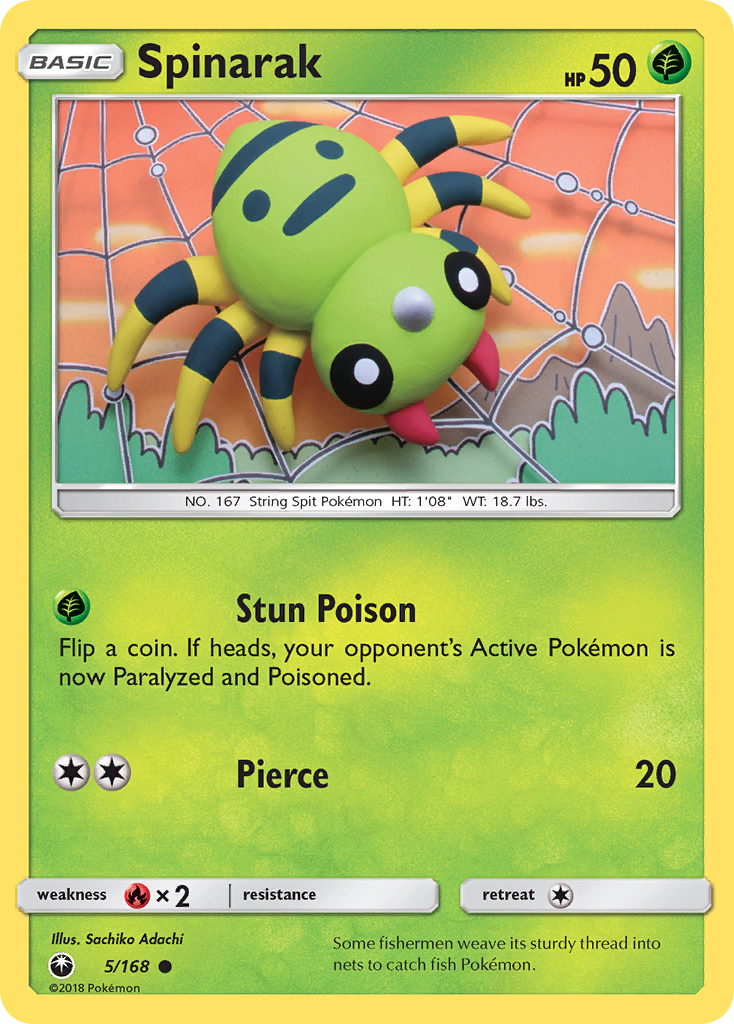 Spinarak (5/168) [Sun & Moon: Celestial Storm] | Good Games Adelaide SA