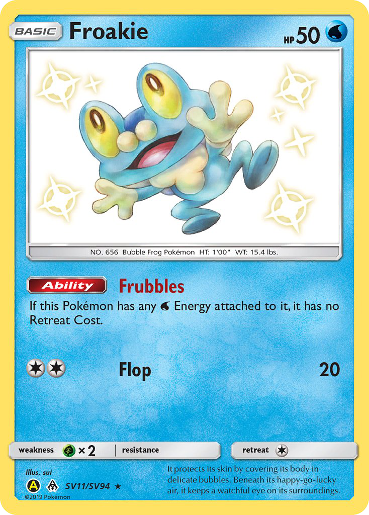 Froakie (SV11/SV94) [Sun & Moon: Hidden Fates - Shiny Vault] | Good Games Adelaide SA