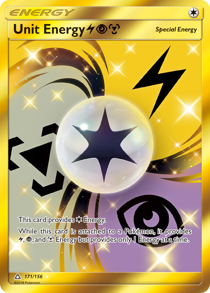 Unit Energy (171/156) (Lightning, Psychic, Metal) [Sun & Moon: Ultra Prism] | Good Games Adelaide SA