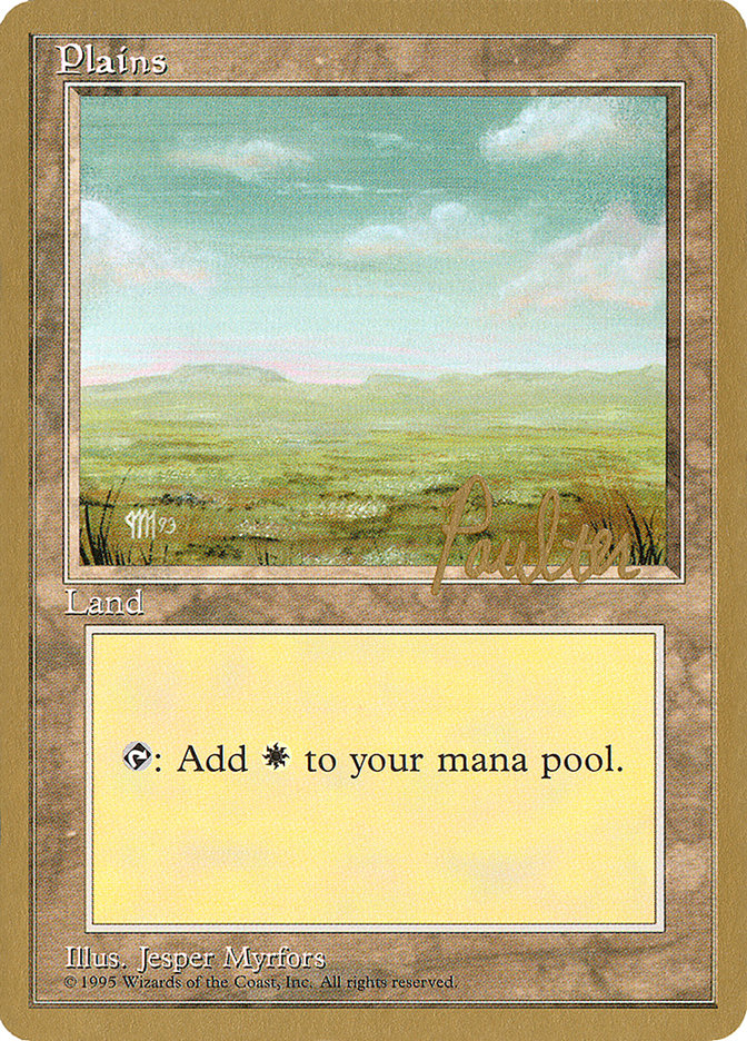 Plains (pp364) (Preston Poulter) [Pro Tour Collector Set] | Good Games Adelaide SA