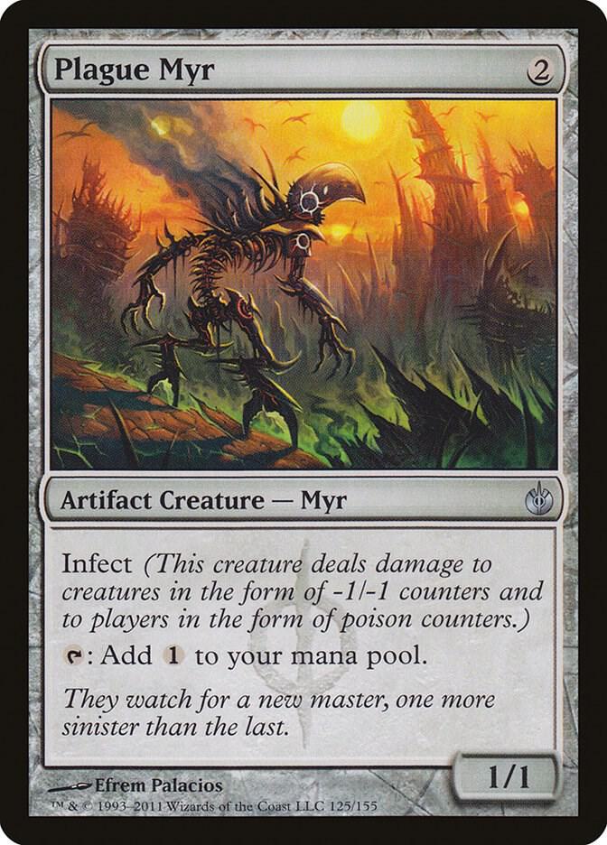 Plague Myr 125 (Mirrodin Besieged)  - Foil | Good Games Adelaide SA