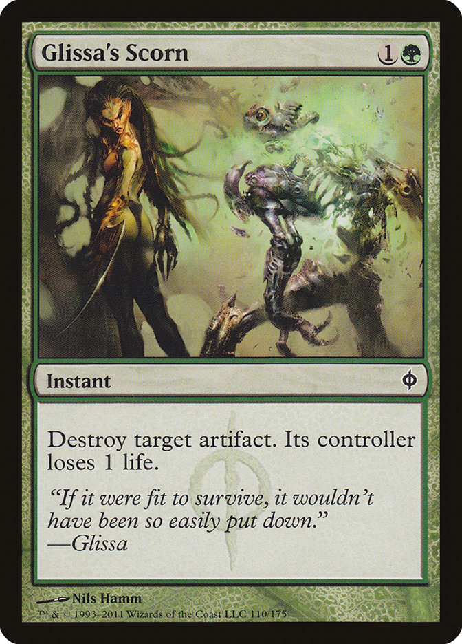 Glissa's Scorn 110 (New Phyrexia)  - Foil | Good Games Adelaide SA