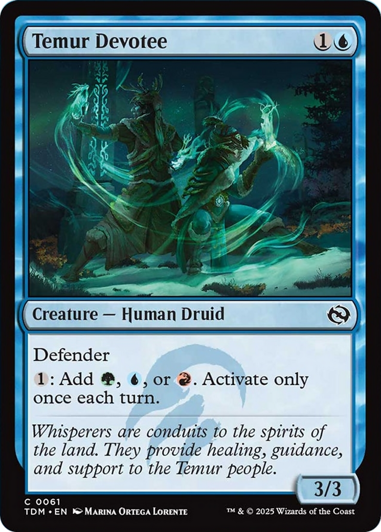 Temur Devotee [Tarkir: Dragonstorm] | Good Games Adelaide SA