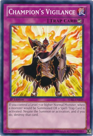 Champion's Vigilance [SDBE-EN039] Common | Good Games Adelaide SA