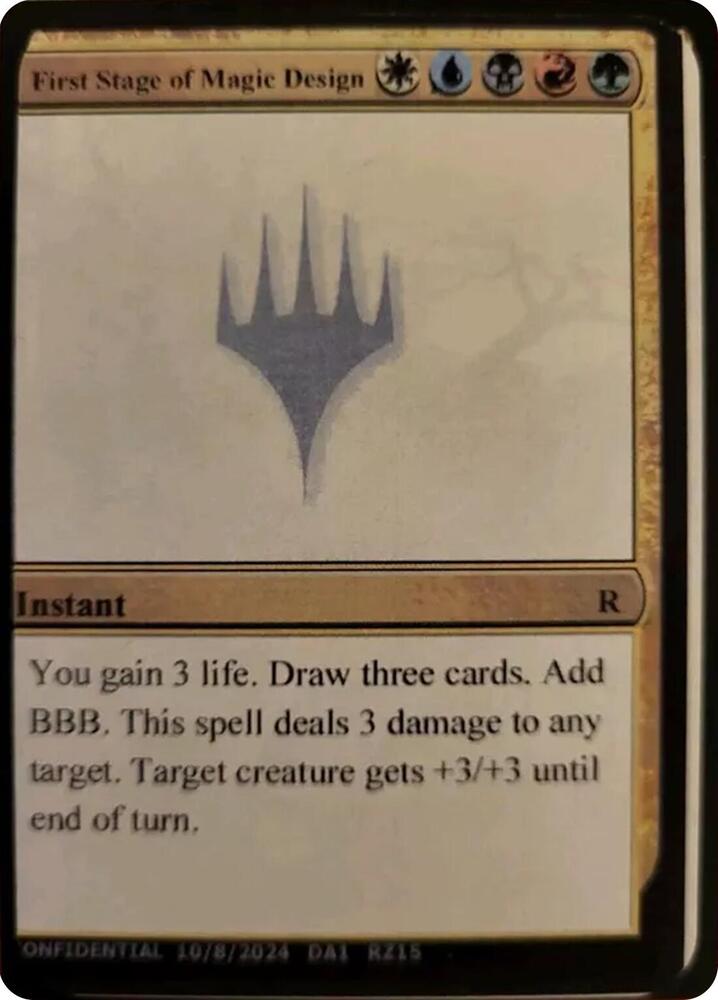 First Stage of Magic Design  (Un-Known Event Playtest Cards)  | Good Games Adelaide SA