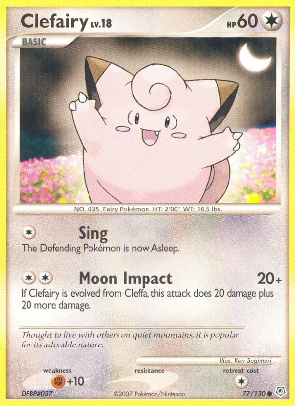 Clefairy (77/130) [Diamond & Pearl: Base Set] | Good Games Adelaide SA