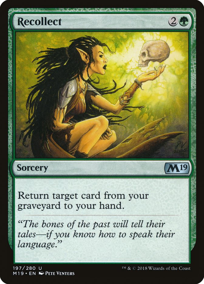 Recollect 197 (Core Set 2019)  | Good Games Adelaide SA