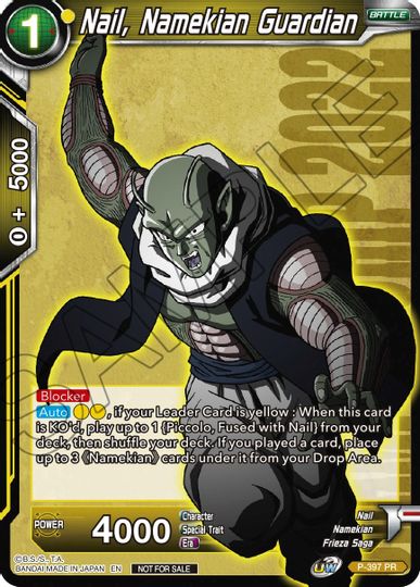 Nail, Namekian Guardian (P-397) [Promotion Cards] | Good Games Adelaide SA