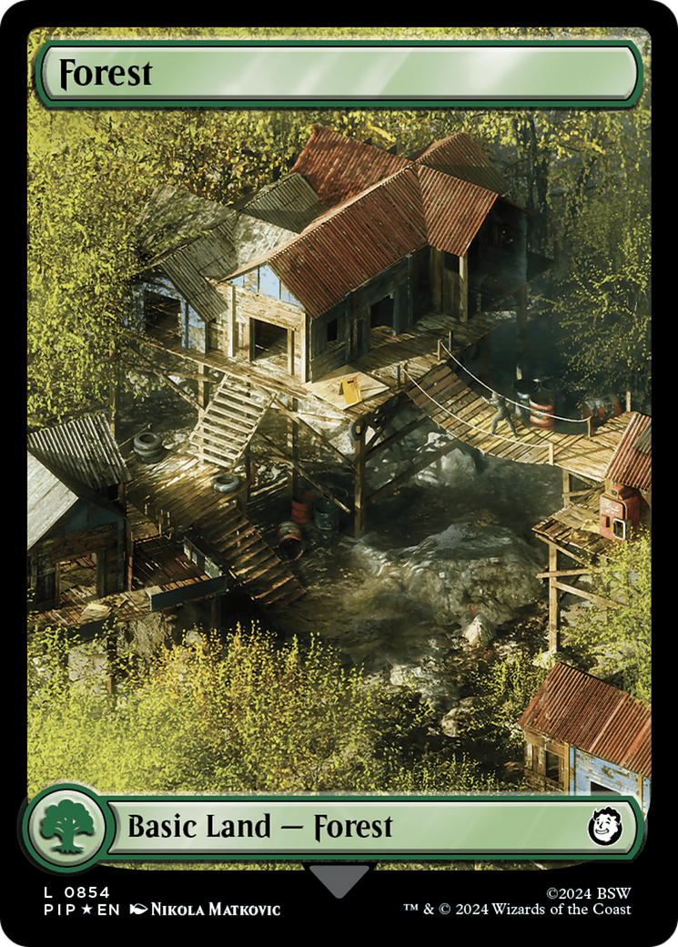 Forest (0854) (Surge Foil) [Fallout] | Good Games Adelaide SA
