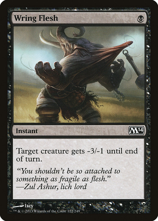 Wring Flesh 122 (Magic 2014 (M14))  - Foil | Good Games Adelaide SA