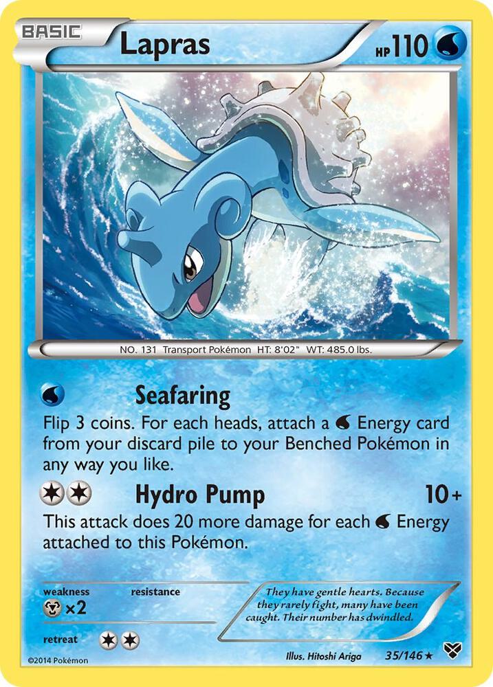Lapras 35/146 (XY Base Set)  - Holofoil | Good Games Adelaide SA