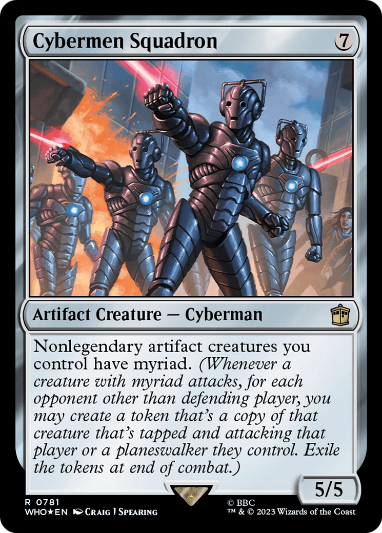 Cybermen Squadron (Surge Foil) [Doctor Who] | Good Games Adelaide SA