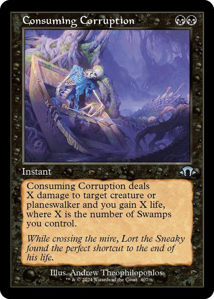 Consuming Corruption 407/319 (Modern Horizons 3)  - Retro Foil | Good Games Adelaide SA