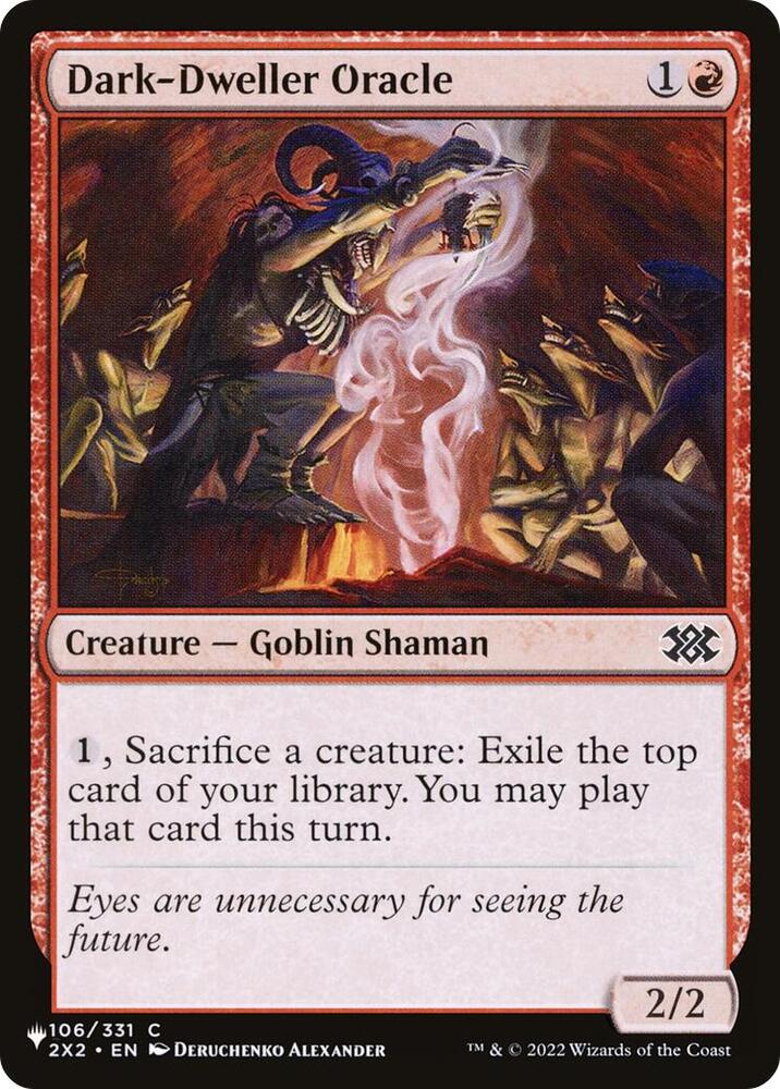 Dark Dweller Oracle 106/024 (The List Reprints)  | Good Games Adelaide SA