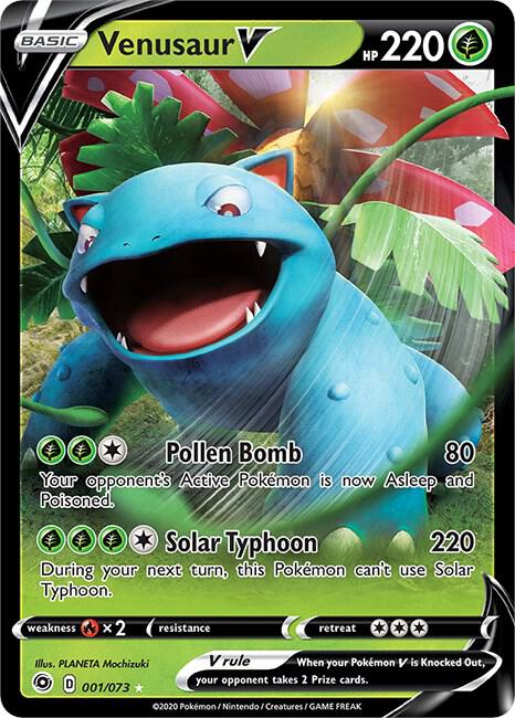 Venusaur V 01/73 (Champion's Path)  - Holofoil | Good Games Adelaide SA