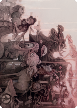 March of Burgeoning Life Art Card [Kamigawa: Neon Dynasty Art Series] | Good Games Adelaide SA