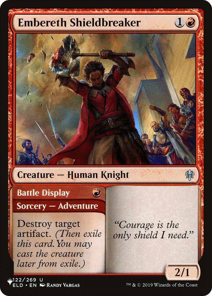 Embereth Shieldbreaker 122/269 (The List Reprints)  | Good Games Adelaide SA