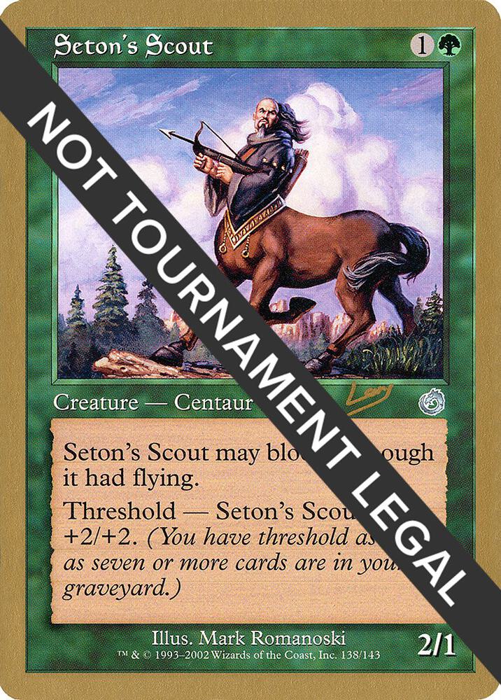 Setons Scout 2002 Raphael Levy TOR  (World Championship Decks)  | Good Games Adelaide SA