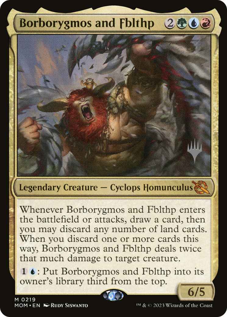 Borborygmos and Fblthp (Promo Pack) [March of the Machine Promos] | Good Games Adelaide SA