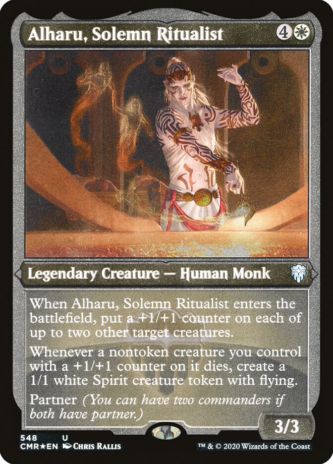 Alharu, Solemn Ritualist (Foil Etched) [Commander Legends] | Good Games Adelaide SA