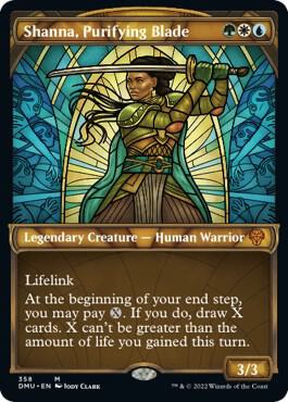 Shanna Purifying Blade Textured Foil 358 (Dominaria United)  - Foil | Good Games Adelaide SA